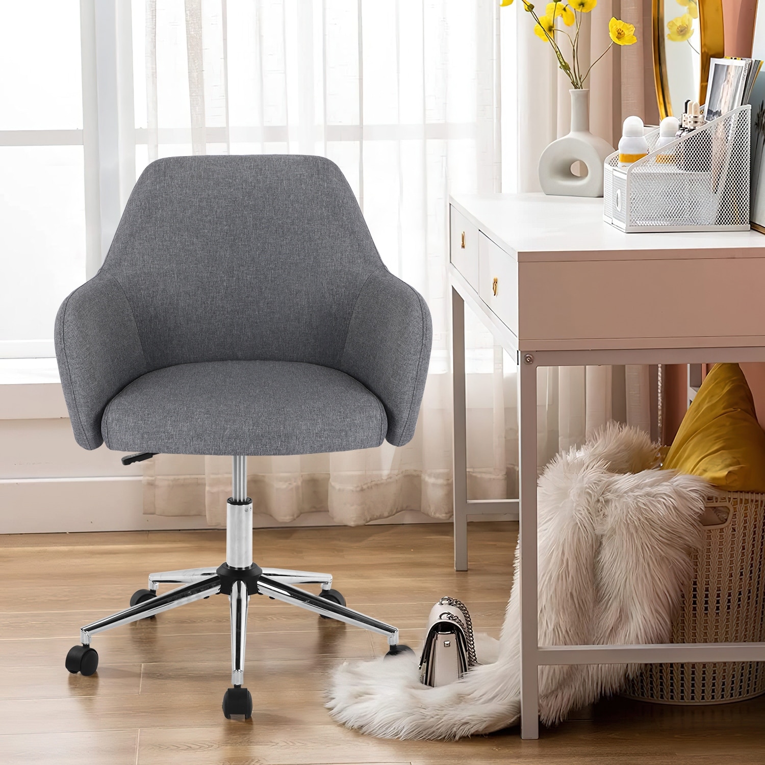 Accent sales desk chair
