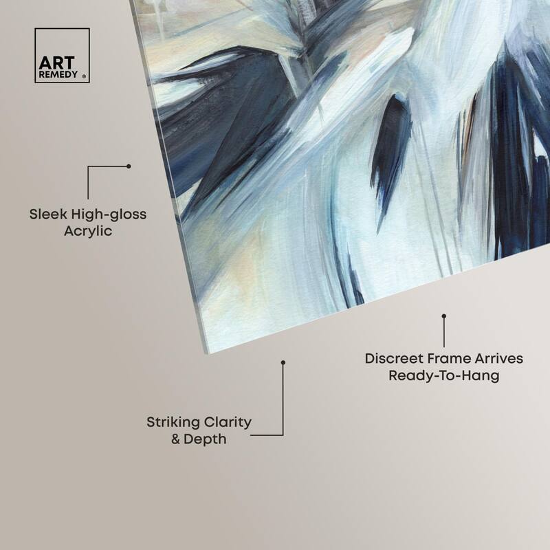 Layered Shadows Acrylic by Art Remedy, Ready to Hang