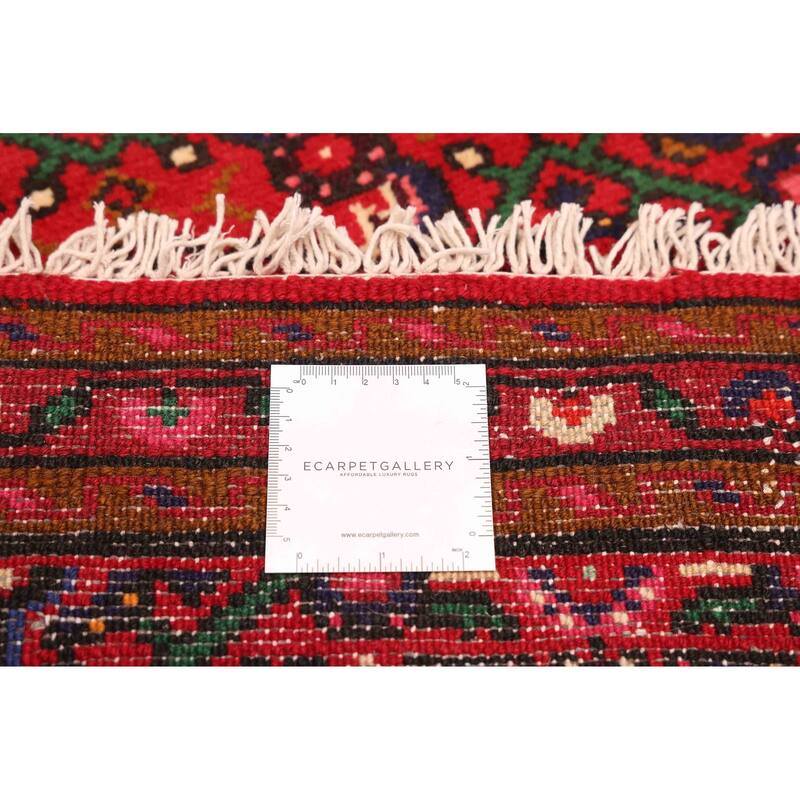 ECARPETGALLERY Hand-knotted Andelz Red Wool Rug - 2'9 x 9'11