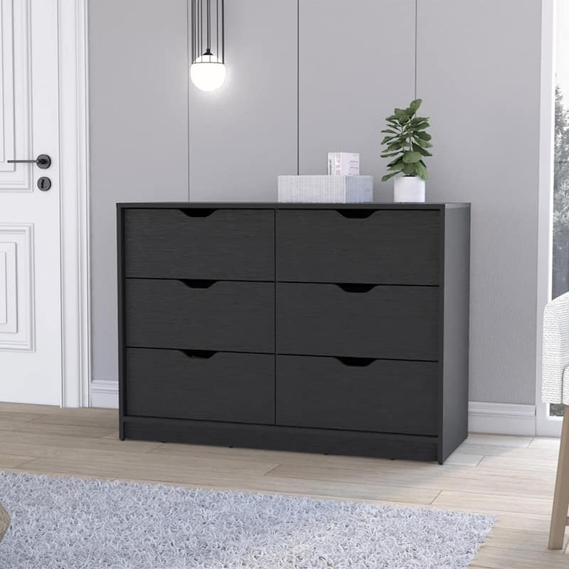 42 Inch Dresser with 4 Drawers for Bedroom Storage and Organization
