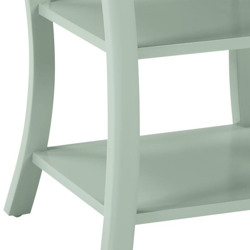 Golden Side Square Table