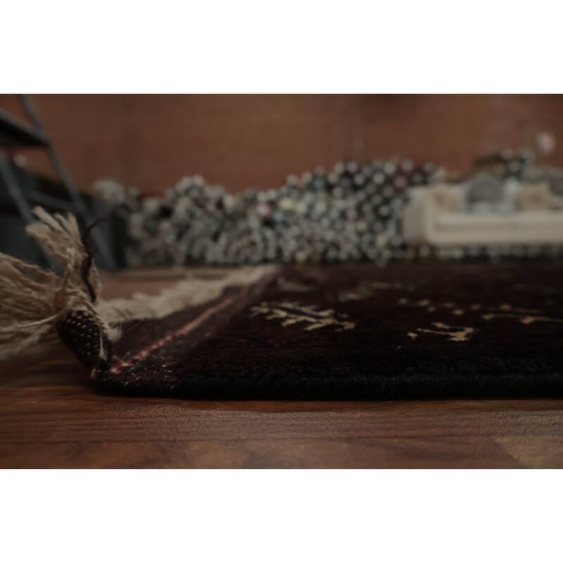 Hand Knotted Oriental 100% Wool Carpet Traditional All-Over Red Turkoman Area Rug - 12' 0'' X 7' 6''