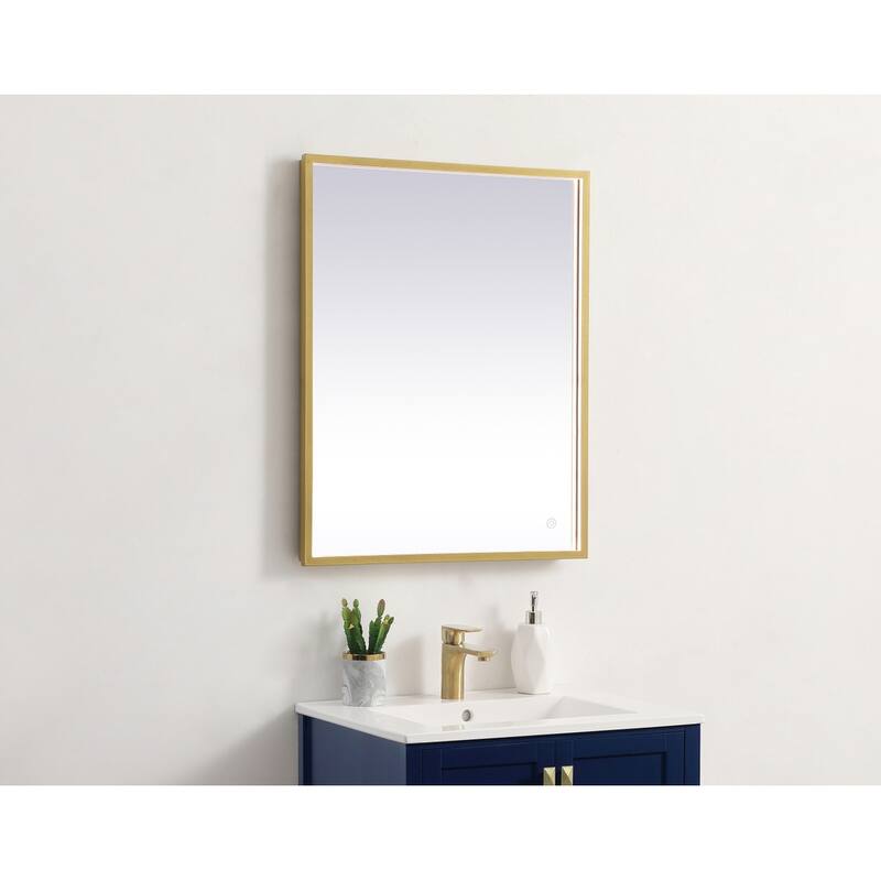 Indigo Home 24x30 inch LED mirror with adjustable color temperature