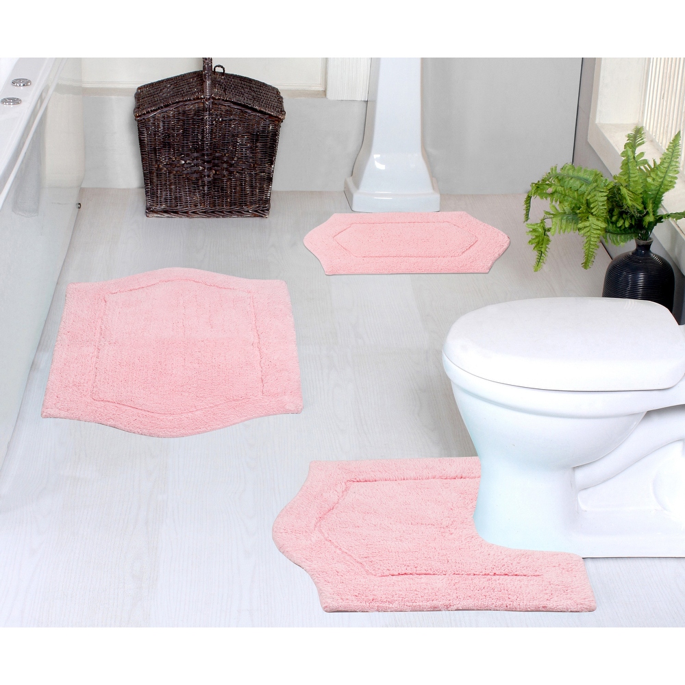 3 piece deals bathroom rug set