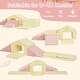 preview thumbnail 11 of 17, 6PCs Indoor Toddler Climbing Blocks with Ball Pit, Foam Soft Playset for Crawl Activity with Slide Stairs and Ramp
