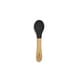 preview thumbnail 8 of 11, Baby Spoon Regular Scoop Bamboo & Silicone 2 Pack Black