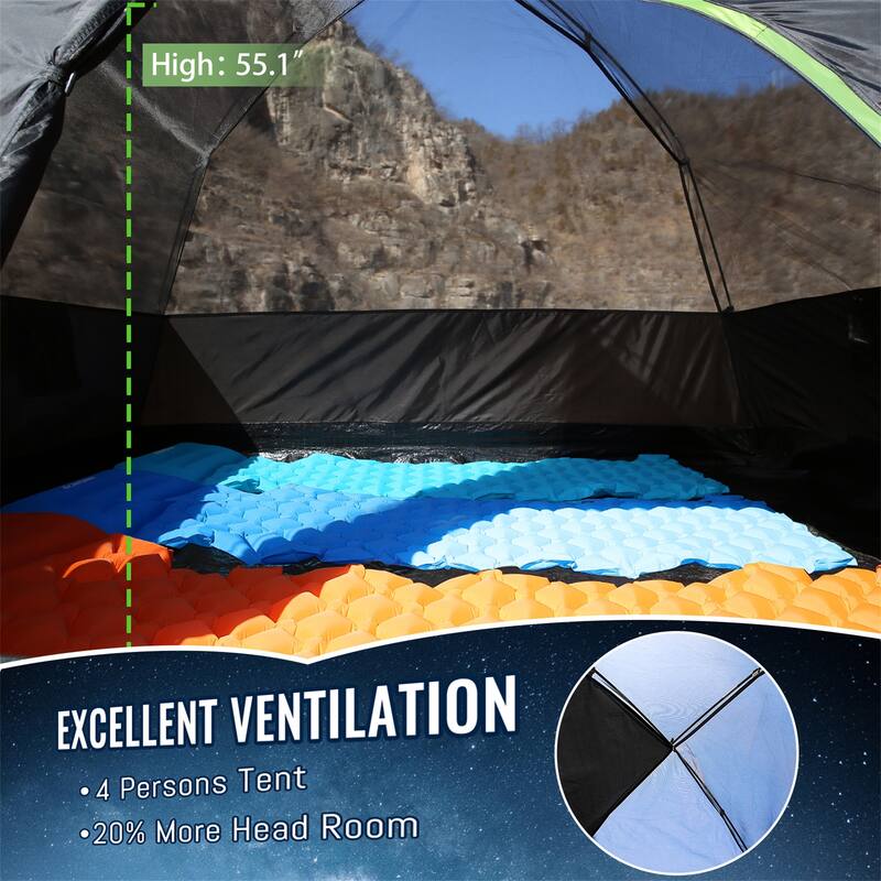 EchoSmile Nylon Dome Tent
