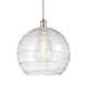 Option White and Polished Chrome / Clear Deco Swirl