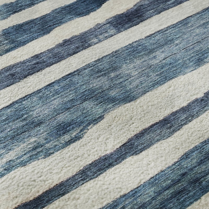 Premium Washable Super Soft Modern Stripes Mayfield Rug