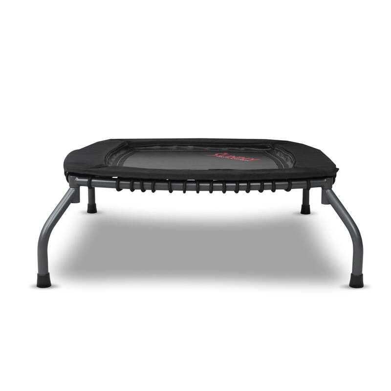Sunny Health & Fitness Springless Mini Fitness Trampoline Adjustable Bungee-Style Rebounder 36 inch - SF-S021047