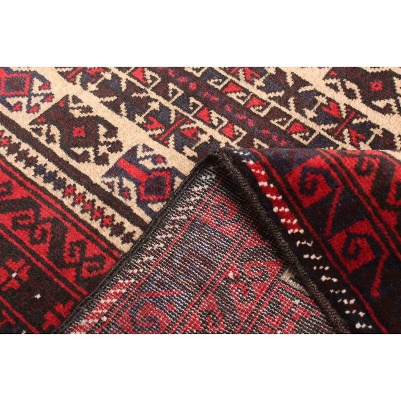 ECARPETGALLERY Hand-knotted Teimani Beige Wool Rug - 2'10 x 4'6