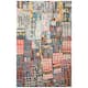 SAFAVIEH Aspen Ellada Bohemian Abstract Wool Rug - 2'3" x 5' - Ivory/Black