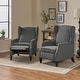 preview thumbnail 8 of 25, Wescott Contemporary Recliners (Set of 2) by Christopher Knight Home
