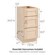 preview thumbnail 16 of 24, Design House Brookings Kitchen Base Cabinet, Unfinished Birch, Birch, 15"