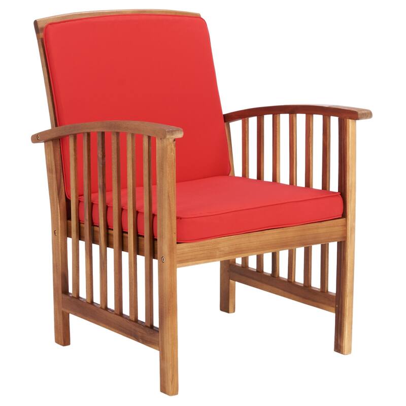 SAFAVIEH Outdoor Rocklin 4-piece Conversation Patio Set
