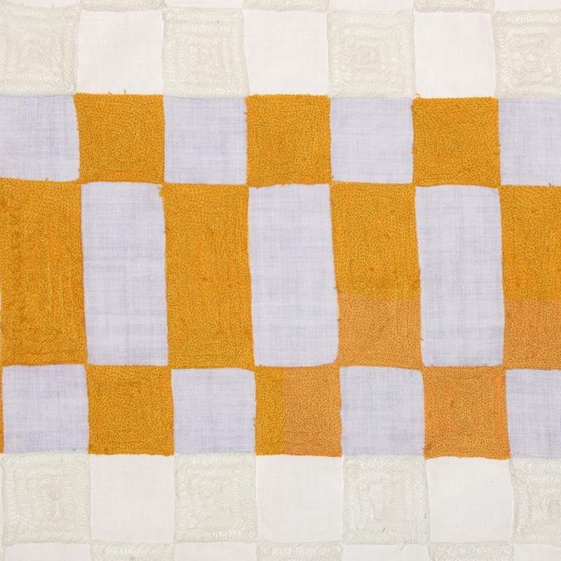 Sevita Contemporary Checkered Hand-Woven Indoor Throw Pillow
