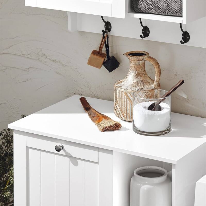 Laundry Cabinet Laundry Chest Bathroom Storage Cabinet - 23.6"L x 15"W x 33.5"H