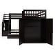 preview thumbnail 3 of 58, Stylish Design & L-Shaped Bunk Bed With 3 Beds for Space-saving, Maximized Storage Space