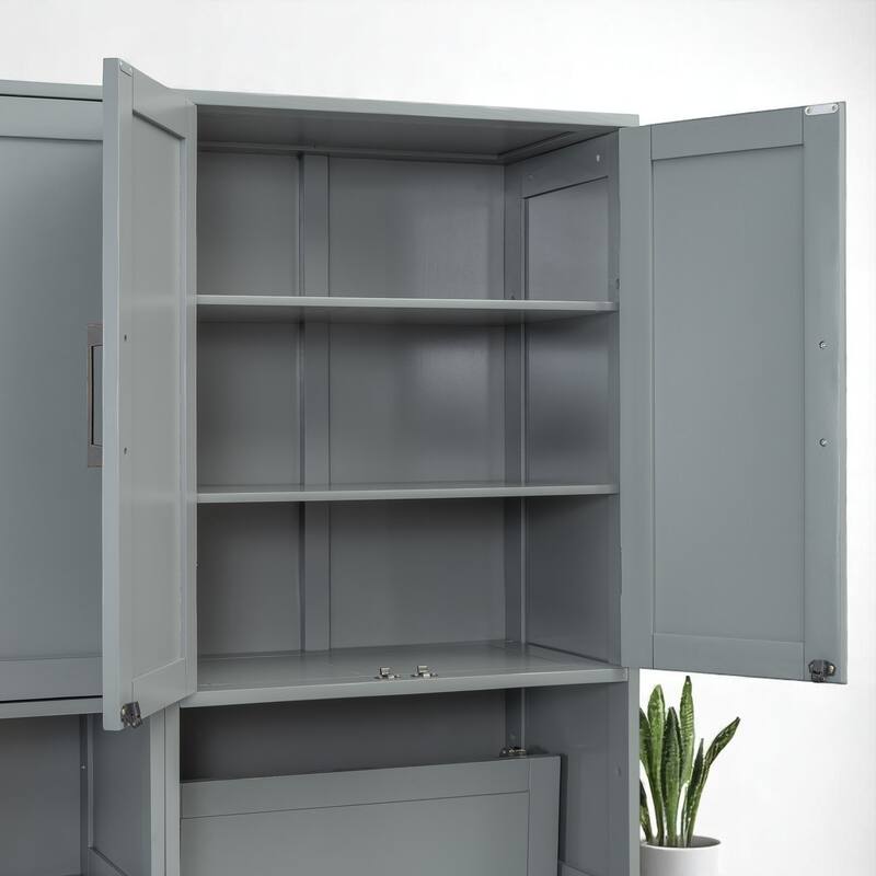 Space-Saving Twin Murphy Bed with Desk, Wardrobe, and Drawers, Fold Up Wall Bed for Small Rooms