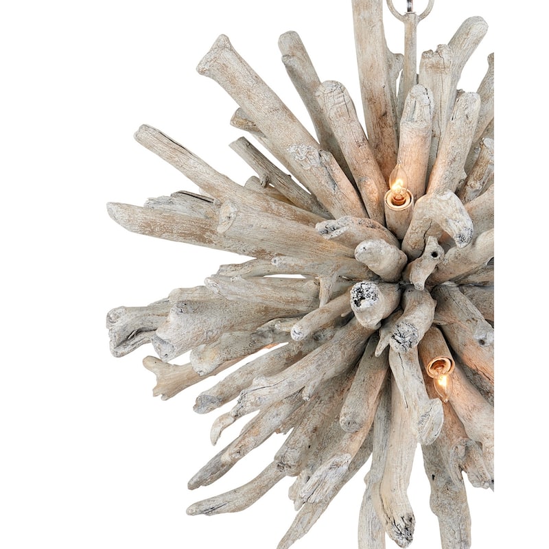 Currey & Company Kuka Pendant - 25"h x 25"dia