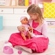 preview thumbnail 4 of 3, Bayer: Piccolina Newborn Baby Doll - 16" Pink Sheep - Potty Training Functions, Includes Feeding Accessories, Open/Closes Eyes