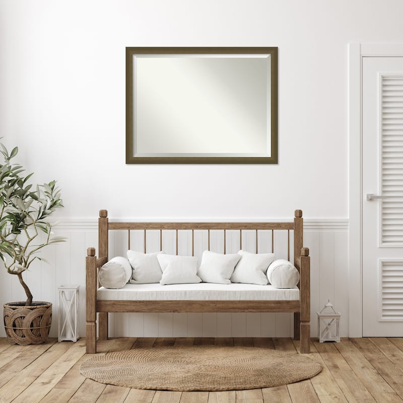 Blaine Narrow Beveled Framed Wall Mirror