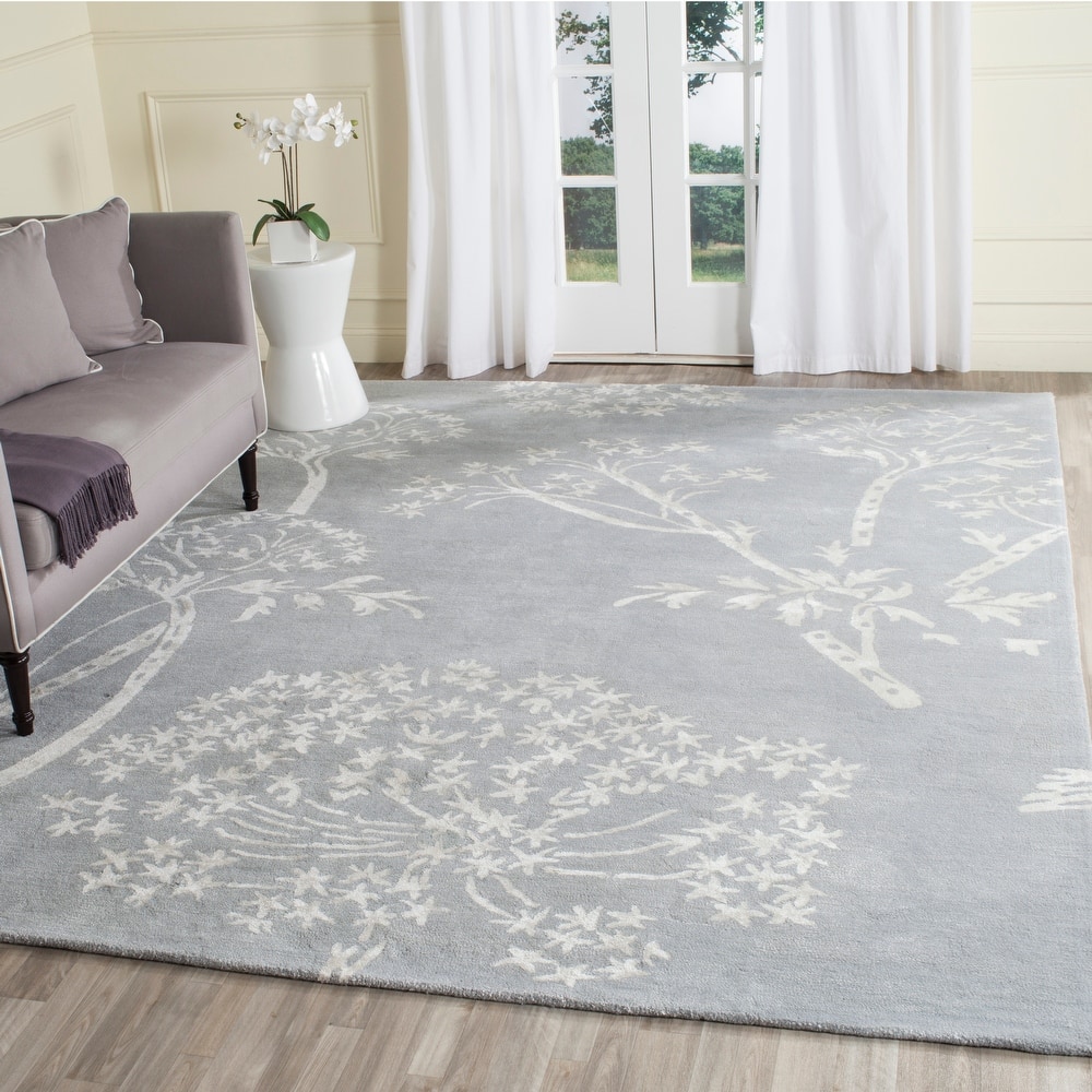 SAFAVIEH Handmade Bella Enriketa Modern Floral Wool Rug