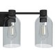 preview thumbnail 6 of 13, Hunter Lochemeade 4-Light Vanity Wall Light, Damp-Rated - Bathroom, Laundry - Modern Farmhouse, Contemporary, Industrial