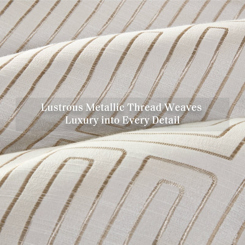 Madison Park Royce 10 Piece Luxury Jacquard Comforter Set