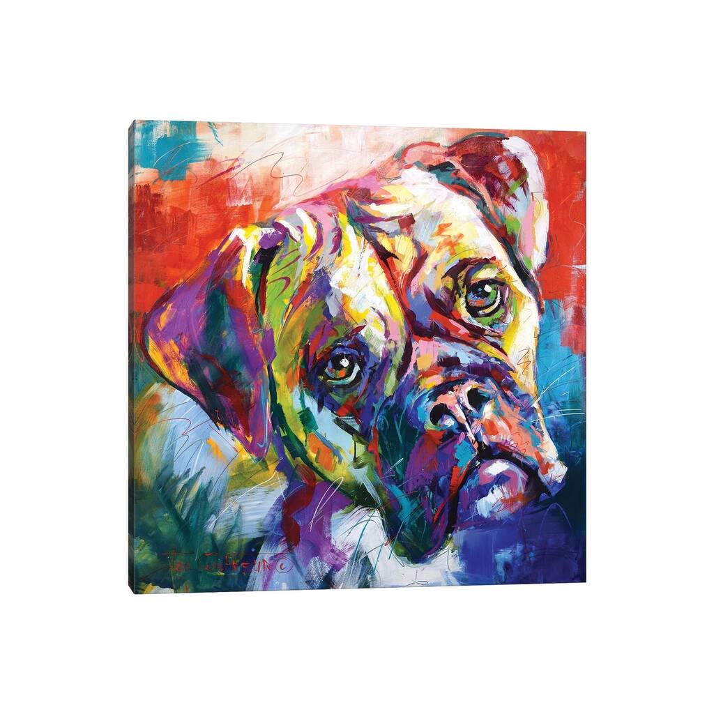 iCanvas "Boxer" by Jos Coufreur Canvas Print