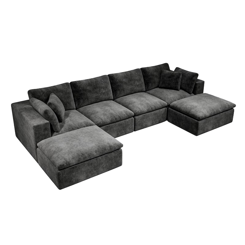 Modular Sectional Sofa Seat,Upholstered Compressed Couch
