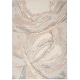 preview thumbnail 4 of 17, Nourison Brushstrokes Indoor only Abstract Area Rug 5' 3" x 7' 3" - Beige/Grey - Rectangle