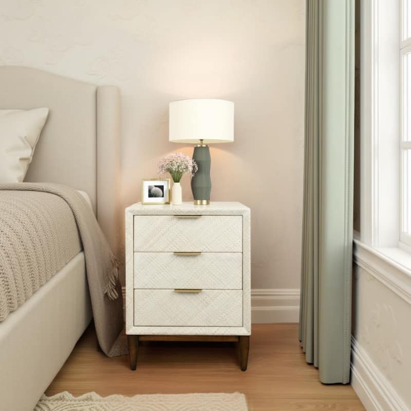 NPD Furniture Brinley 3 Drawers Nightstand