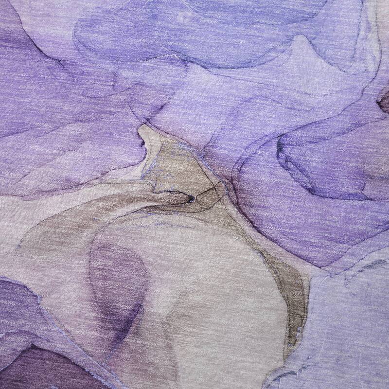 Premium Machine Washable Abstract Contemporary Sherpa Throw Blanket