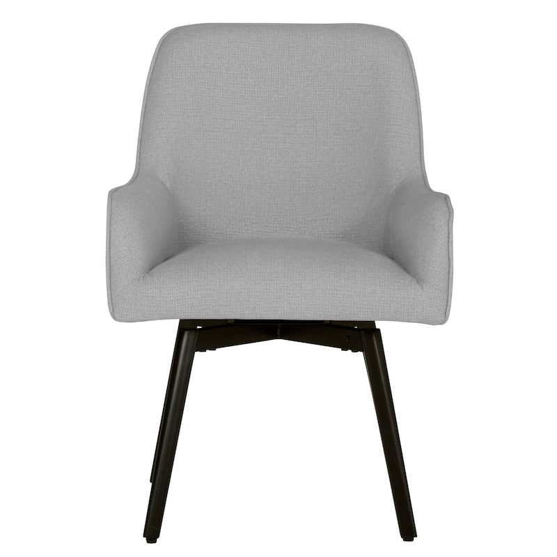Studio Designs Home Spire Luxe Swivel Dining, Office Chair - Heather Grey