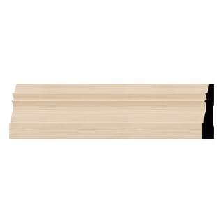 RB 518 9/16 In. D X 5-1/4 In. W X 96 In. L Pried Baseboard
