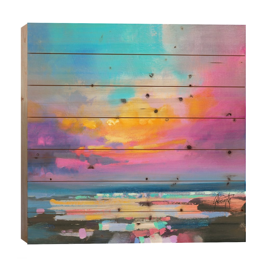 Diminuendo Sky Study II Print On Wood by Scott Naismith - Multi-Color