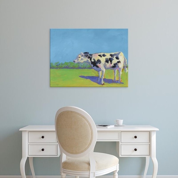 Easy Art Prints Carol Young's 'Cow Pals III' Premium Canvas Art