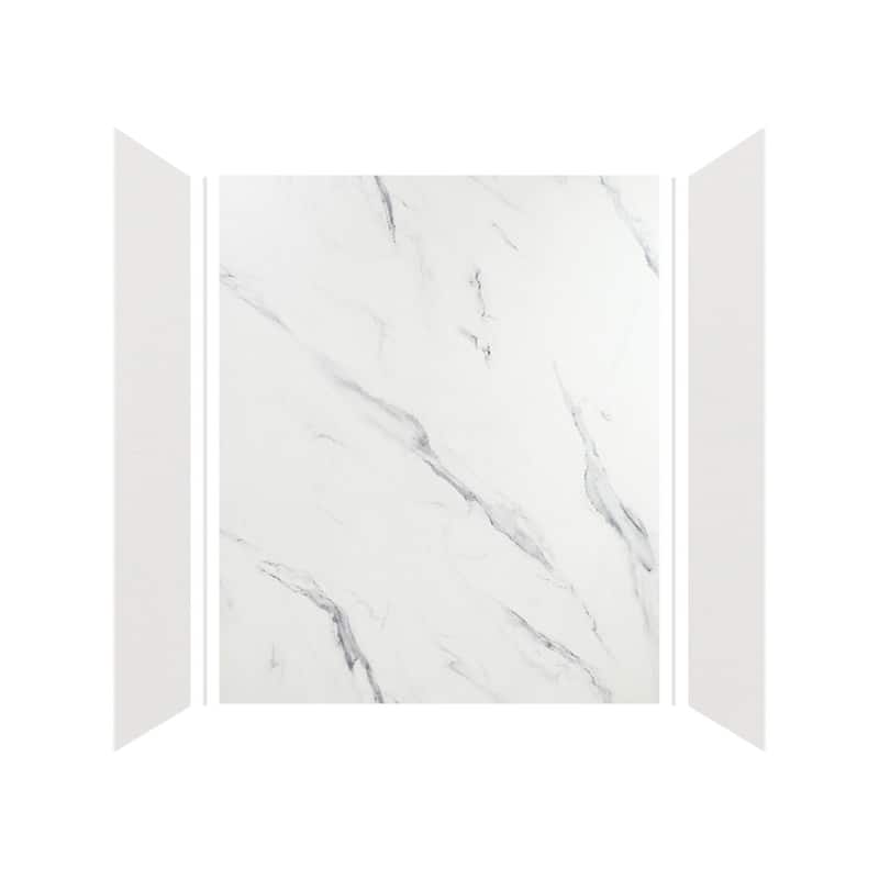 Transolid Expressions 60-in X 32-in X 72-in Glue to Wall Shower Kit - 32" x 60" x 72"