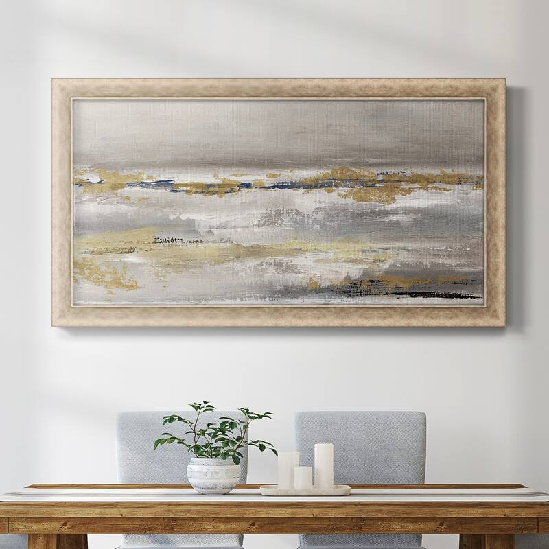 Golden Fog Premium Framed Canvas- Ready to Hang