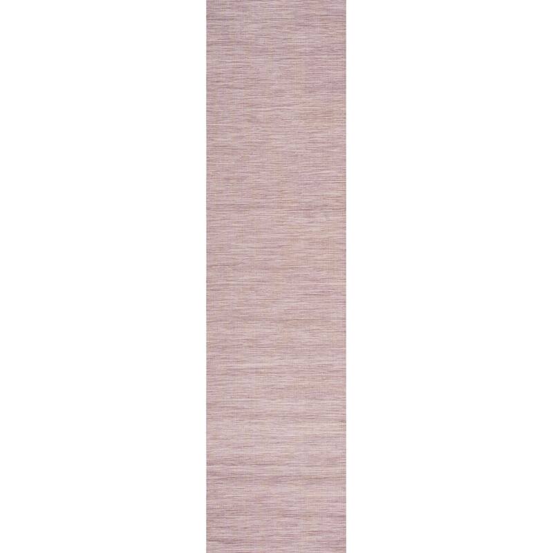 JONATHAN Y Bo Modern Flatweave Solid Area Rug - 2 X 8 - Pink