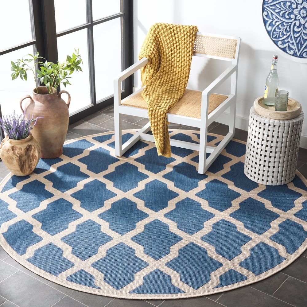 SAFAVIEH Beach House Petrona Indoor/ Outdoor Waterproof Patio Backyard Rug