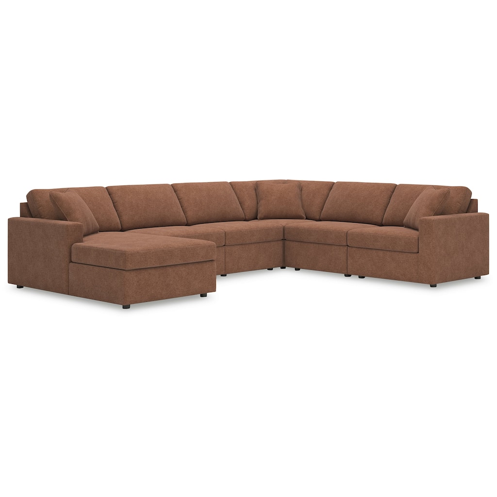 Signature Design by Ashley Modmax 6-Piece Sectional with Chaise