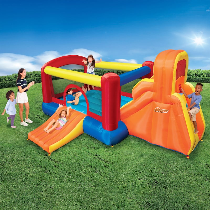 Inflatable Double Slide Bouncer Oudoor Toy Climb/Slide, Big Bounce Bed Bath & Beyond 35533043