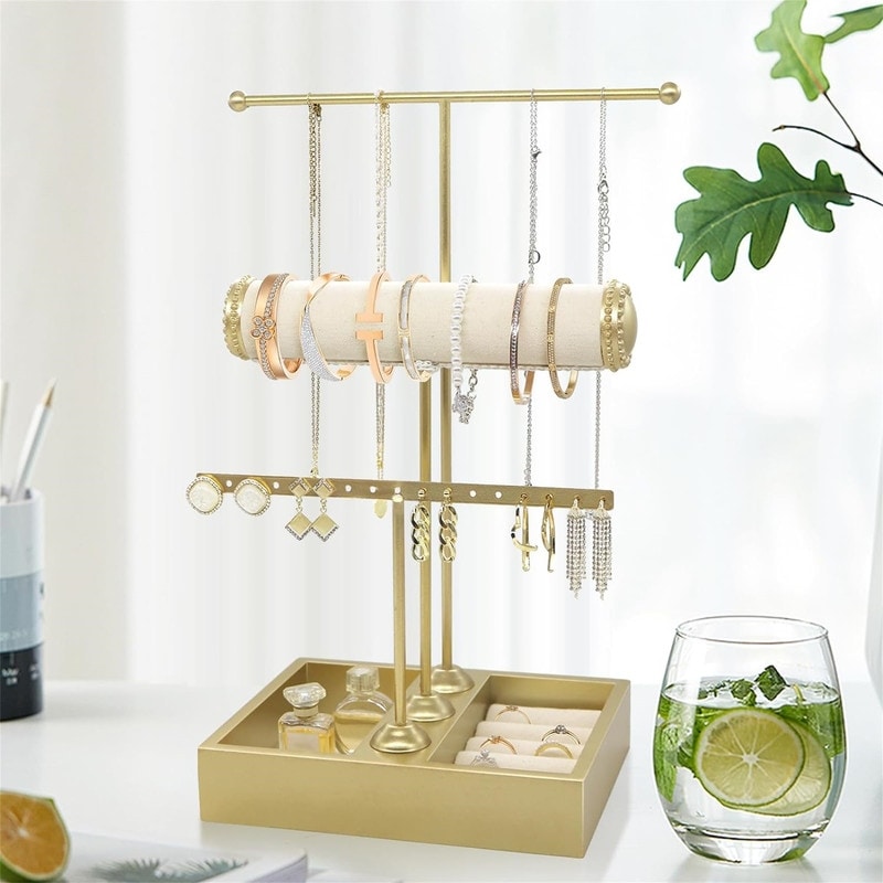 Jewelry Organizer Stand Necklace Holder 6D x 7.9W x 14.8H