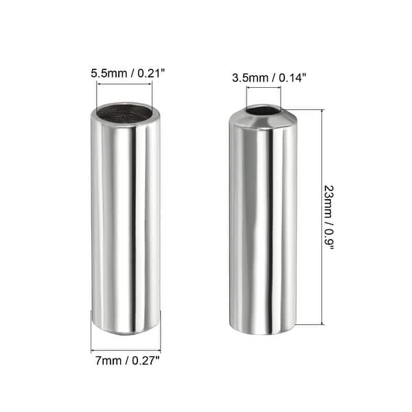 Zipper Ends or Cord Ends - 5 Pack - Nickel Zipper Ends or Cord Ends - 5 Pack - Nickel