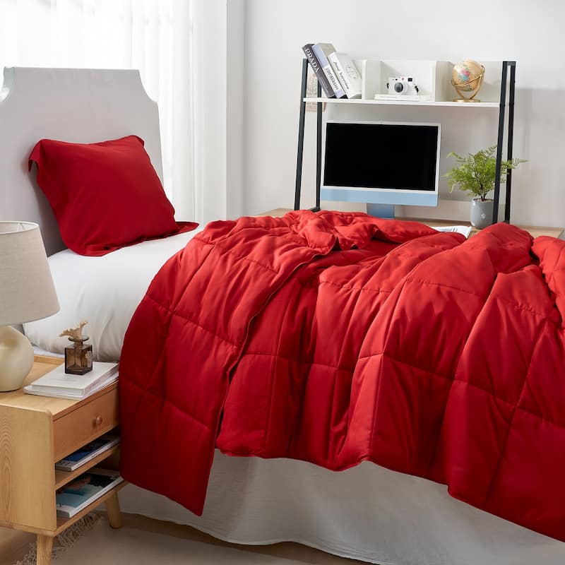 Menopleasing - Coma Inducer® Oversized Cooling Comforter Set - Barbados Cherry