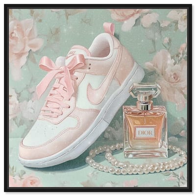 Petite and Cute Sneaker Canvas by Art Remedy