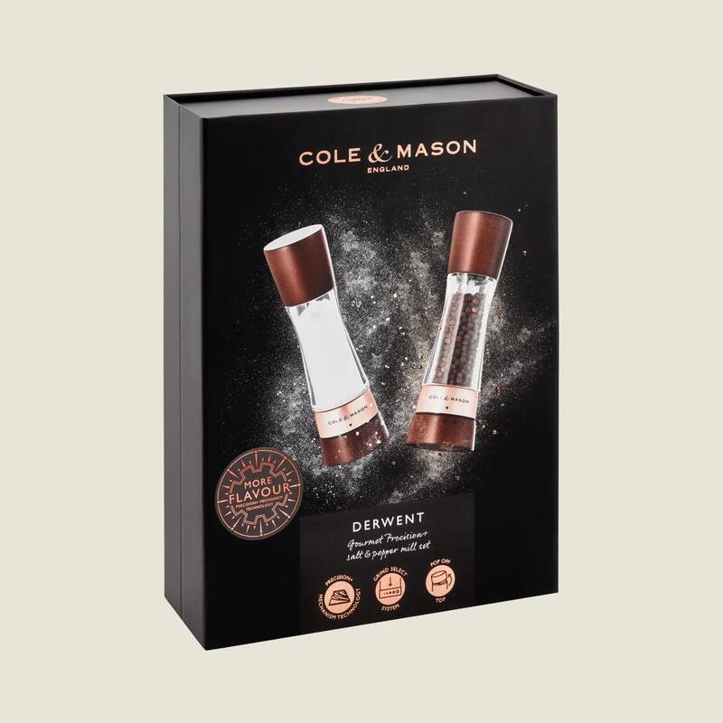 Cole & Mason Derwent Chestnut Rose Gold Salt