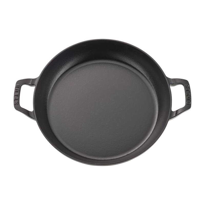 STAUB Cast Iron 3.5-qt Braiser with Glass Lid